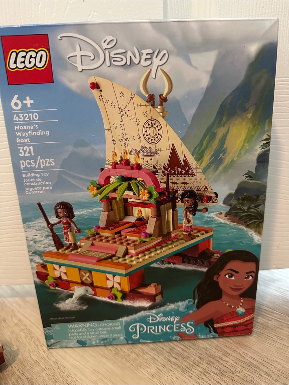 Lego Disney Moana Wayfinding Boat (321 pcs)